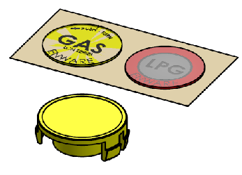 ComLab: Indicator and Mount - Yellow