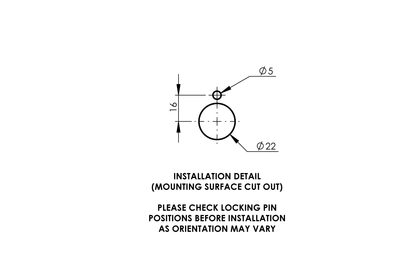 ComLab 1 Way 90 Degree Needle Valve - Oxygen