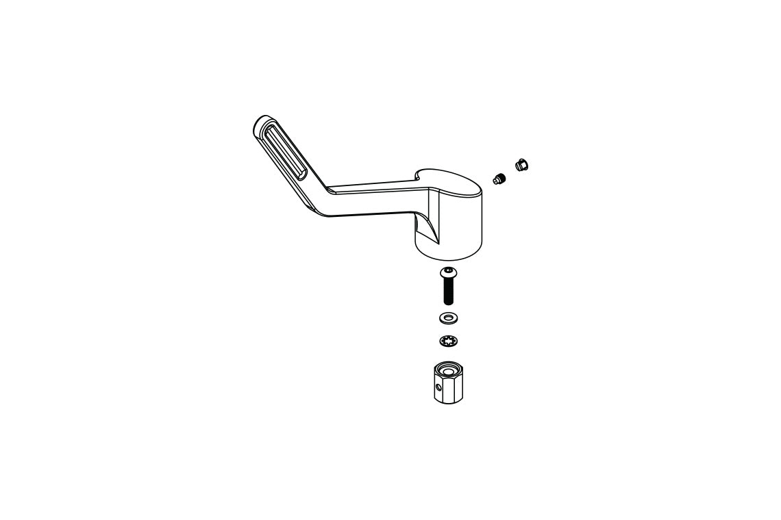 Handle Assembly 150mm Complete