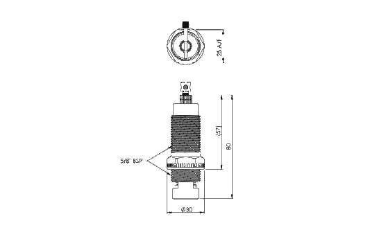 Leva Recess SBA - Ceramic Disc - 1/4 Turn Clockwise to Close