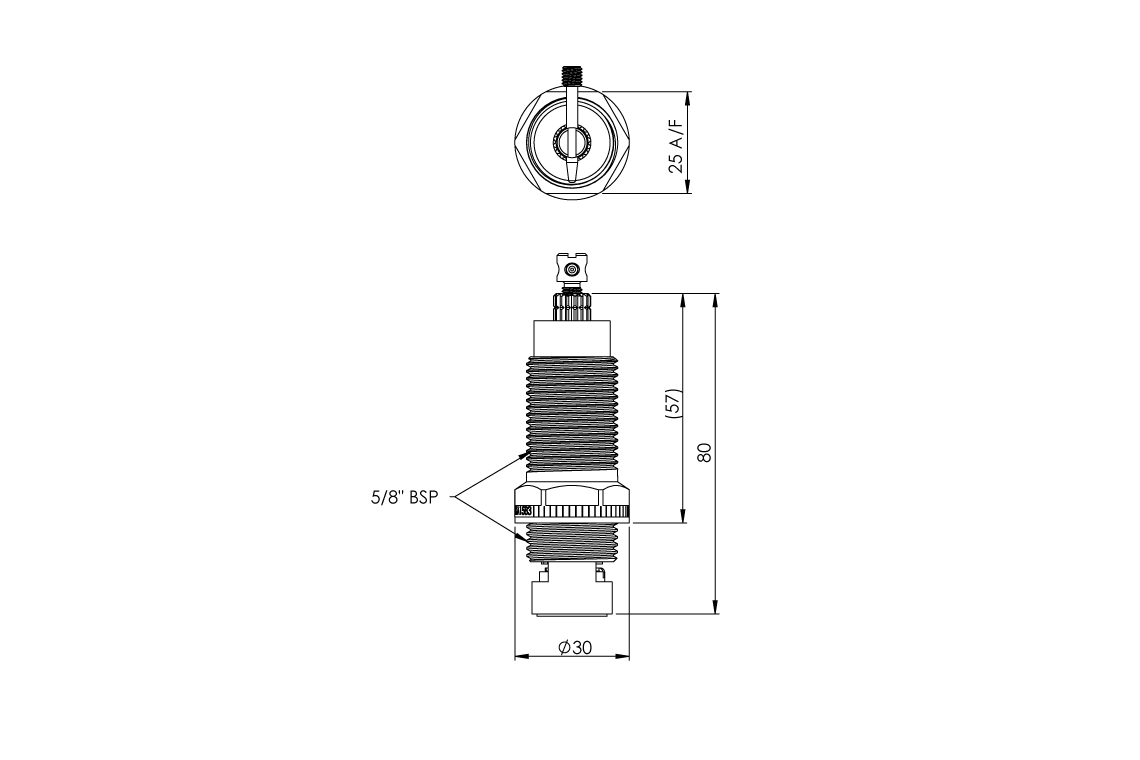 Leva Recess SBA - Ceramic Disc - 1/4 Turn Anticlockwise to Close