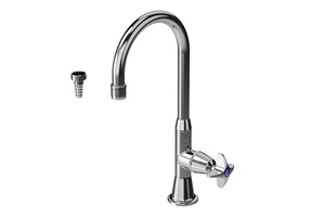 Type 16A Laboratory Stop Tap Swivel and Fixed Outlet Aerated/Tube Nozzle - School Pattern Handle Jumper Valve