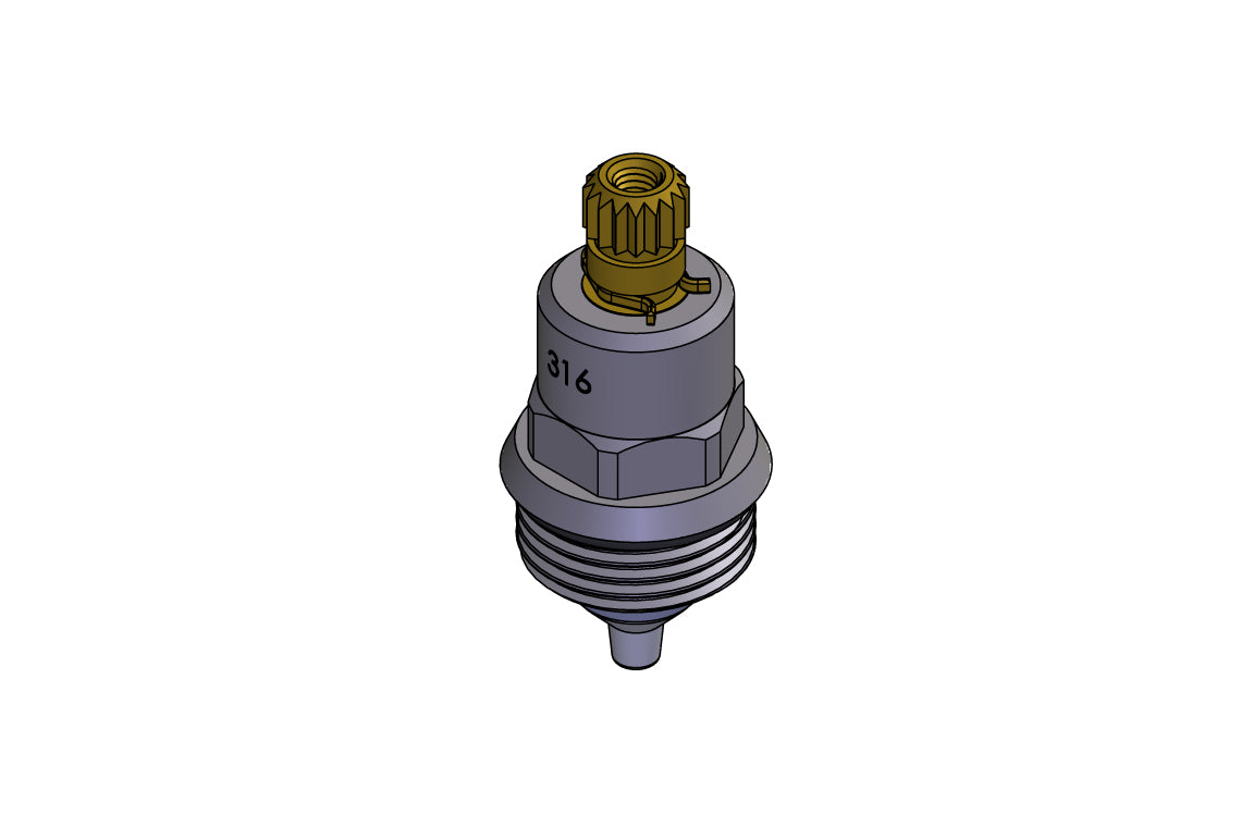 SBA Needle Valve Stainless Steel 316 for LFP012/013/014