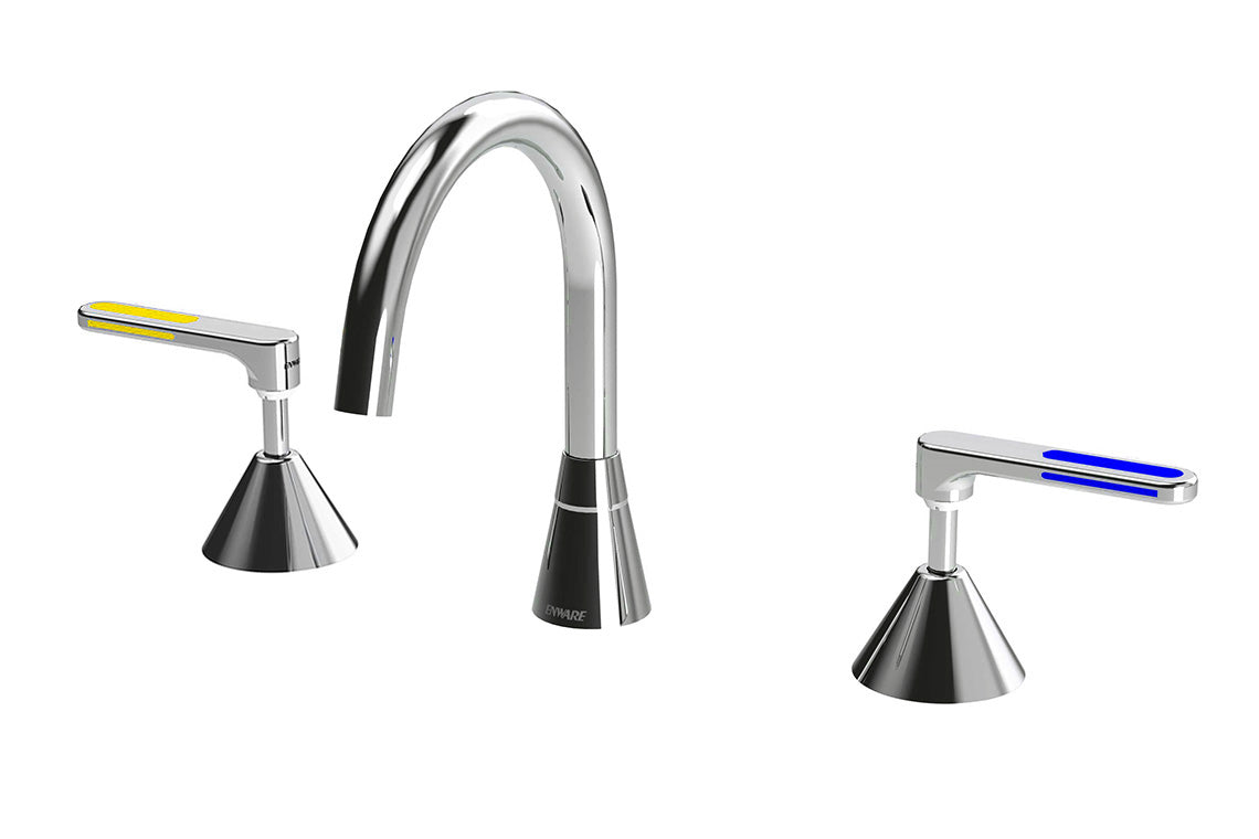 Livia Basin Set - Swivel Spout