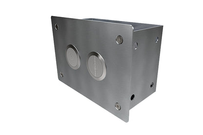 Restore Pneumatic In-Wall Dual Flush Cistern with Low Profile Buttons Anti-Vandal Plate 4.5/3L