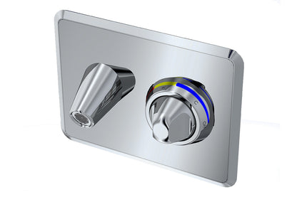 Restore Mental Health In-Wall Sequential Mixer with Short Outlet - Front-of-Wall Assembly