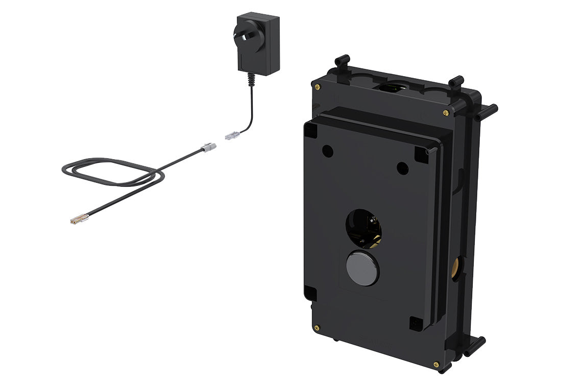 Restore Mental Health Wall Mixer with Piezo Touch Time Flow - Back-of-Wall Assembly