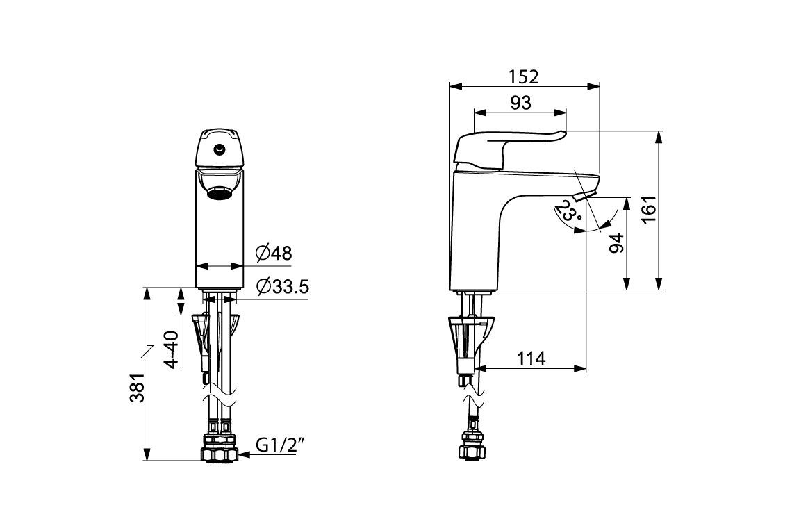 Oras: Safira - Basin Mixer