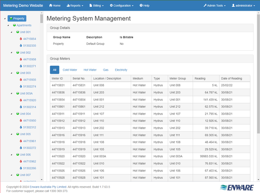 Metering On-Premises BMS Solution