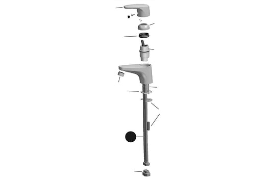 Oras - SPEX Inlet Hoses - 1 Hot, 1 Cold - 360mm with FI3/8" - Reverse Thread to Tap