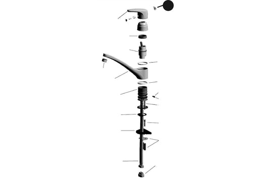 Oras - Vega Handle Indication Insert - 1x Red, 1x Yellow, 1x Blue