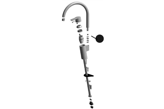 Oras - Gooseneck Spout Overturning Stopper - 60-0 degrees - SLM609