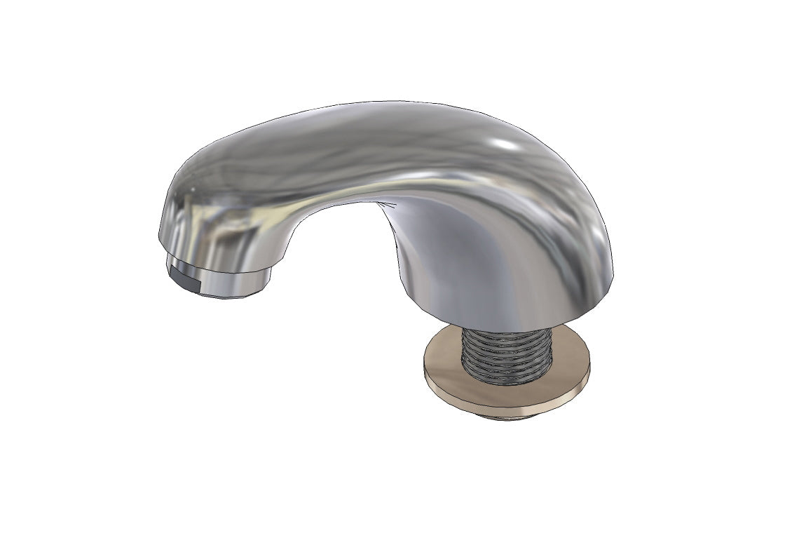 Low Line Basin Spout - Fixed Outlet - 95mm