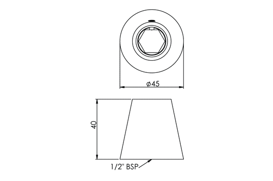 Hob Mounted: Spout Base - Classic Outlet Range