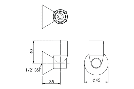 Wall Mounted - Spout Base - Classic Outlet Range