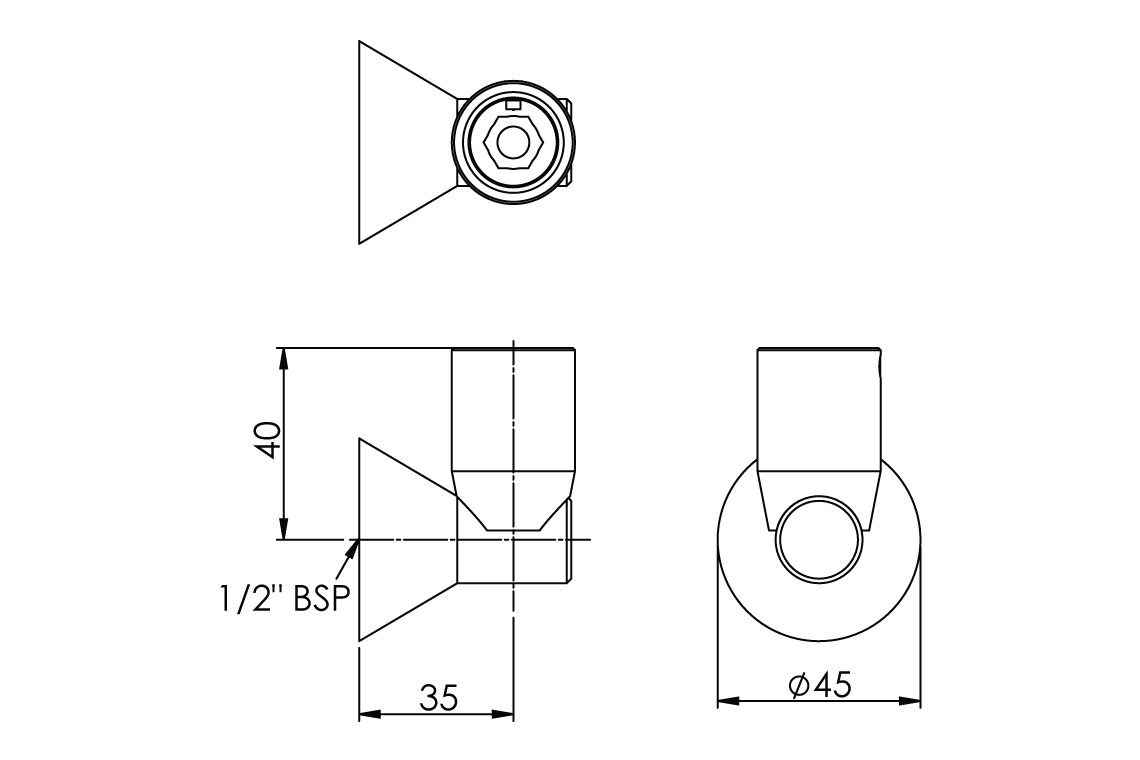 Wall Mounted - Spout Base - Classic Outlet Range