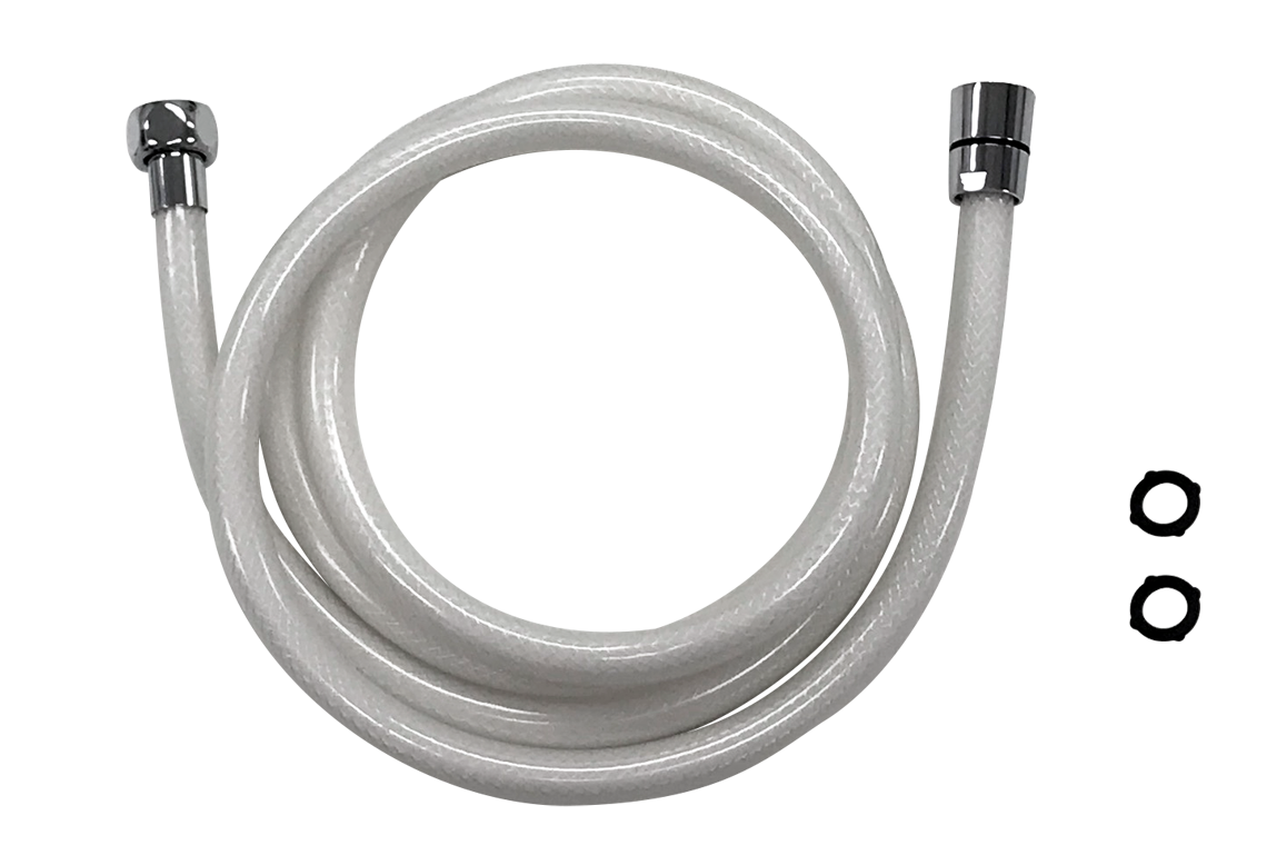 Shower Hose Replacement - 2.0m - White