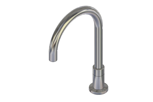Cache Hob Mounted: Curved Sink Spout