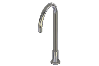 Cache Hob Mounted Curved Sink Spout - Swivel Outlet - 150mm - High Version