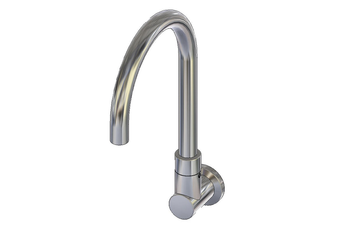 Cache Wall Mounted Curved Swivel Spout - 190mm & SPC120