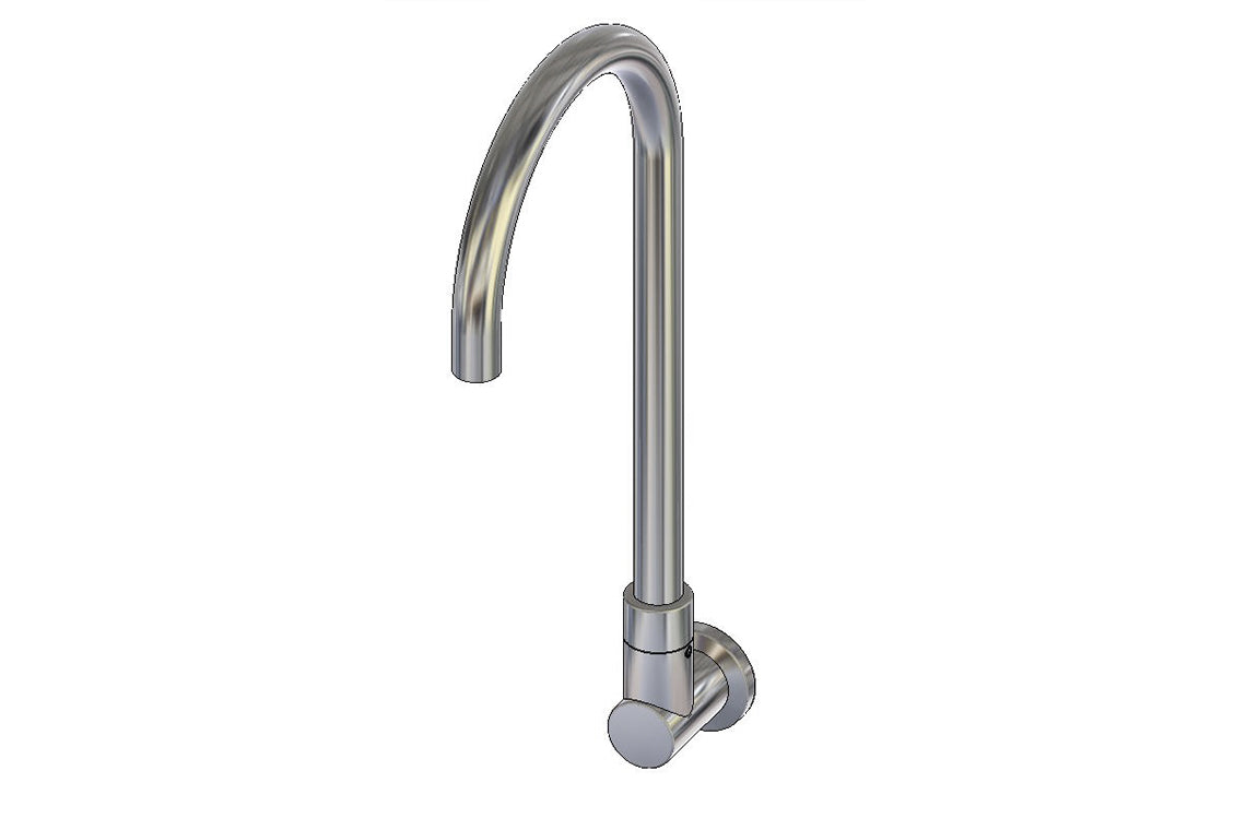 Cache Wall Mounted Curved Swivel Spout - High Version - 190mm