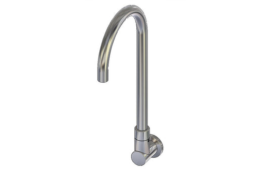 Cache Wall Mounted Curved Swivel Spout - High Version - 190mm