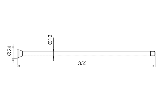 Knee Op Lever Only 350Mm Time Flow