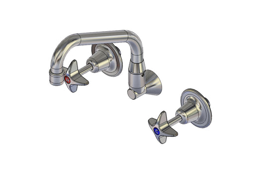 School Pattern Recess Set with SP110 Swivel Spout - Jumper Valve