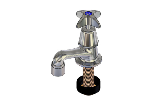 School Pattern Pillar Tap Aerated Outlet - Jumper Valve - NSW School Specification
