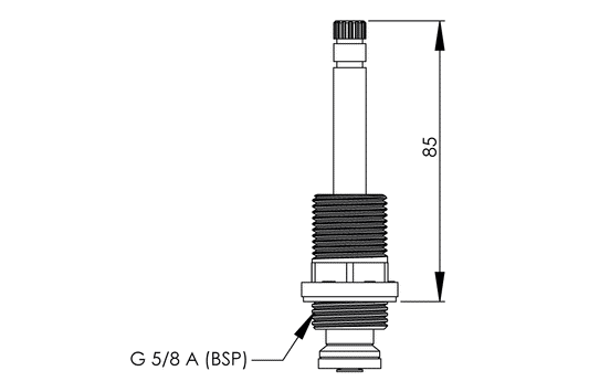 School Pattern - Recess Stuffing Box Assembly - Jumper Valve