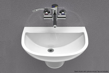 Wellbeing Clinical Wash Basin 600mm