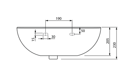 Wellbeing Clinical Wash Basin 600mm