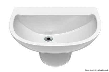 Wellbeing Clinical Wash Basin 600mm