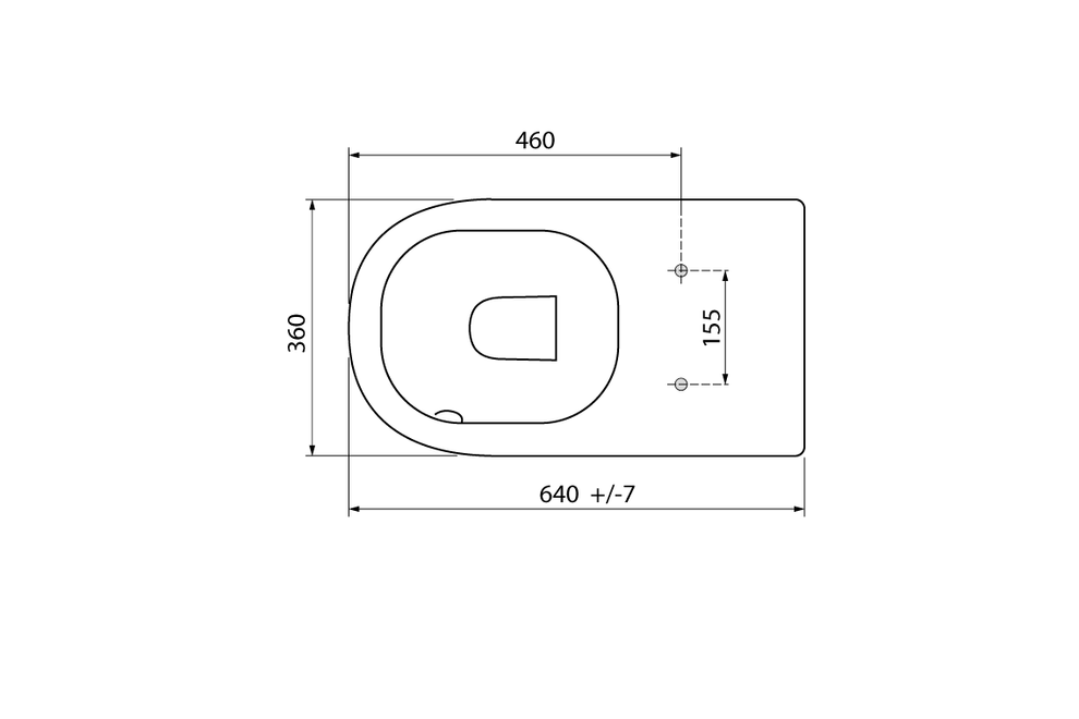Wellbeing Wall Faced Toilet Pan - Raised Height – Enware