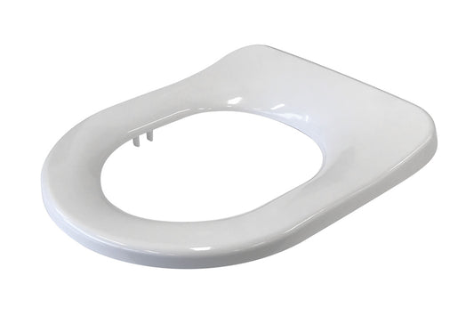 Toilet Seat White No Lid - Suit Wellbeing 800 and WB-WC Toilets