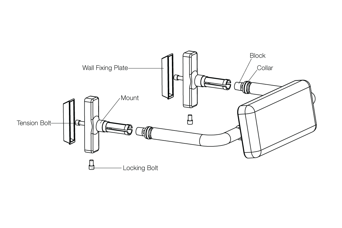 Wellbeing Wall-Mounted Backrest