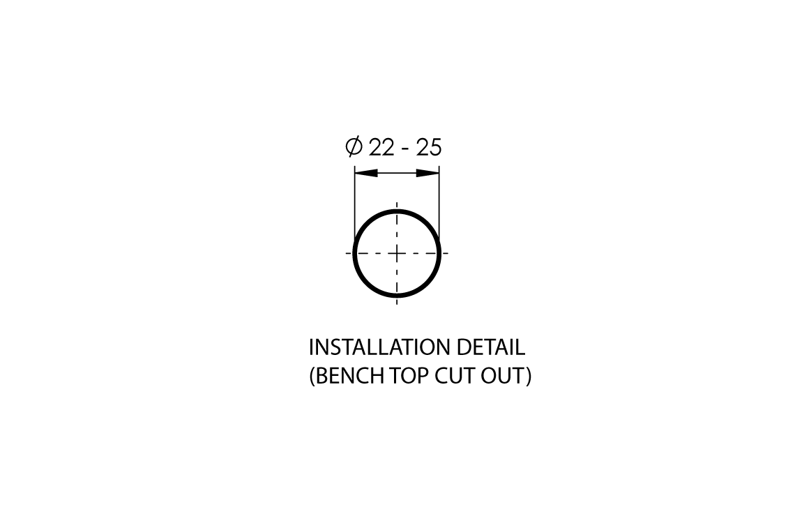 Wellbeing Leva 150mm Lever Pillar Tap - Jumper Valve 1/4 Turn