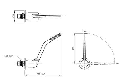 WB Leva 150mm Recess Adaptor