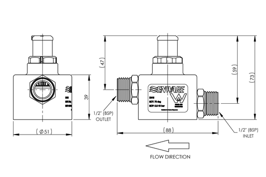 Custodian 15mm Solenoid and Brass Body Housing