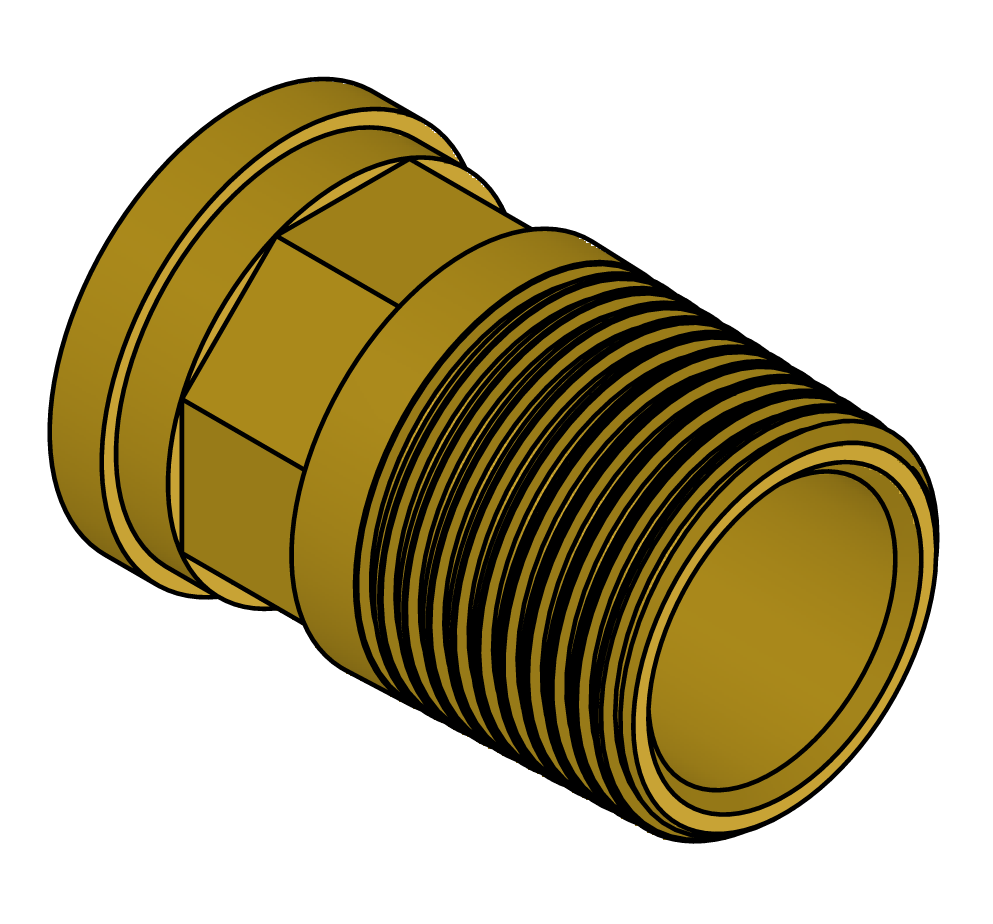 COUPLING - 3/4 INCH BSPT SUITS HYDRUS LL