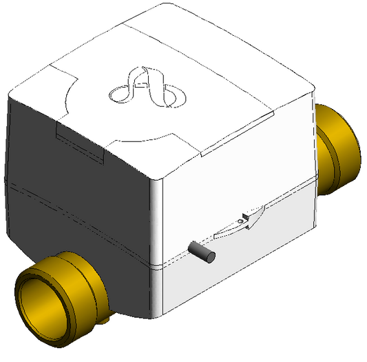 Hydrus2 Cold DN20 Radio Sydney Water 1.28 Thread Meter Only
