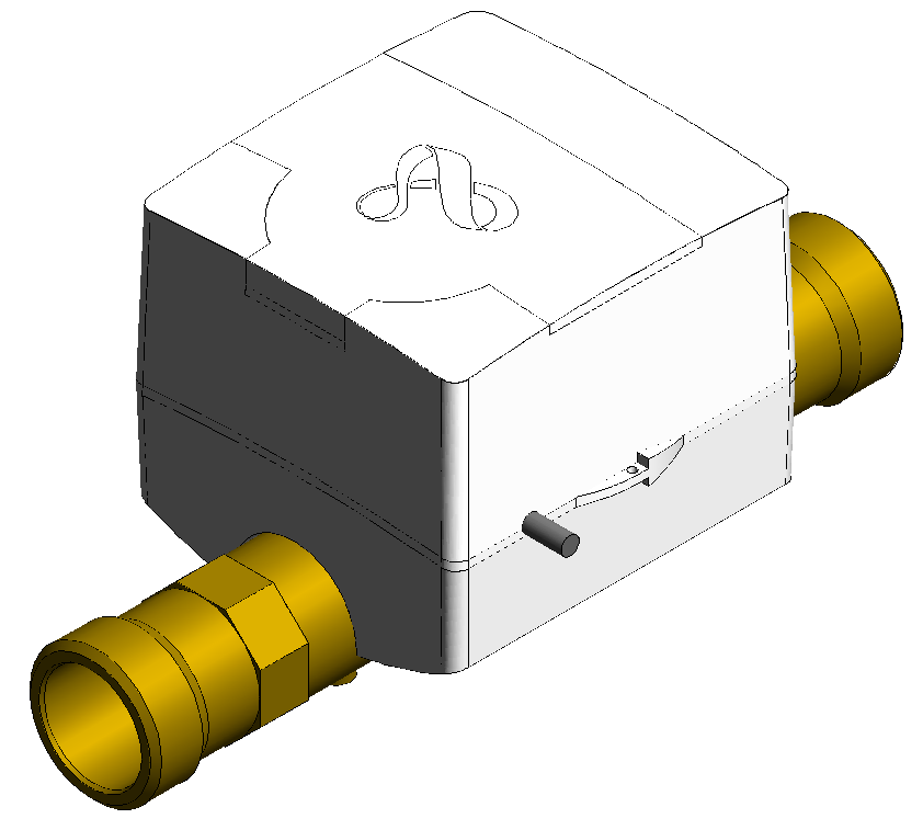 Hydrus 2.0 Hot DN20 Ultrasonic Water Meter & EHM9020X1VR & EHM9020X1VM & EHM9020X1VL