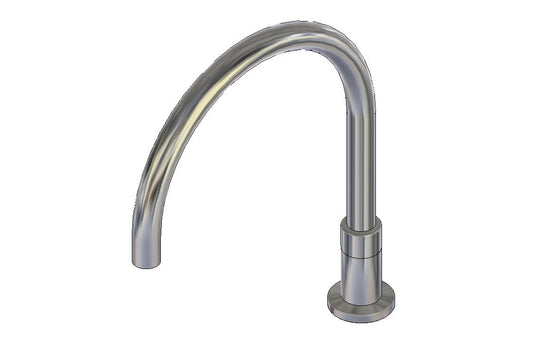 Cache Hob Mounted Curved Sink Spout 200mm & SPC026