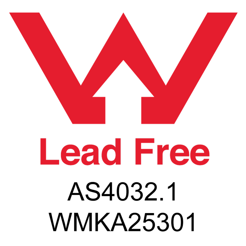 Aquablend: 1500 Lead Free Thermostatic Mixing Valve with Thermal Flush Lift Lever