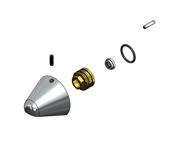 Detention: Conical Shower Wall Mounted Shower Rose